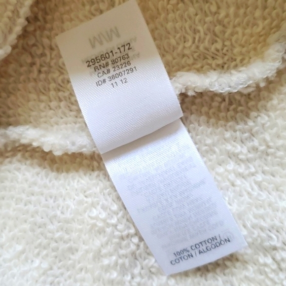 2012 Y2K Victoria's Secret Neutral Tone Striped Knit Sweater Dress Womens Sz M - Picture 16 of 16